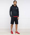 Шорты мужские Ea7 хлопковые с логотипом бренда, синий - фото 2