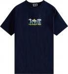 Футболка Kith Cloud Serif Logo Tee 'Nocturnal', синий - фото 2