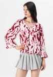 Блуза YAS YASNENO SHIRT , Strawberry Cream/Light Pink - фото 4