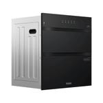 Встраиваемый дезинфектор Haier ZQD110F-EB031, черный - фото 2
