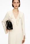 Платье ARKET FRILL-NECK, Off White/Off-White - фото 4