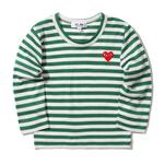 Футболка женская CDG Play, зеленый - фото