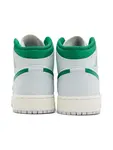Кроссовки Jordan 1 Mid Summit White/Pure Platinum/Sail/Pine Jordan Kids, белый - фото 3