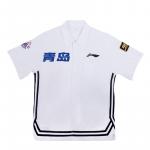 Рубашка LiNing CBA Collection, унисекс, стандартная, белая - фото