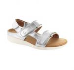 Women's Aruba Comfortable Arch Supportive Sandal In Silver Strive - фото
