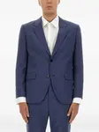 Однобортный пиджак Hugo, синий - фото