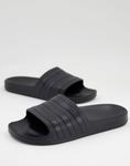 Шлепанцы Adidas Swim Adilette Stripe, черный - фото 2