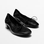 Балетки Massimo Dutti High-Heel, Black - фото