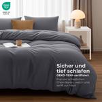 Комплект постельного белья Utopia Bedding, 3 предмета, 260х220/50x75 см, серый - фото 2