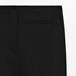 Брюки Massimo Dutti Linen Blend, черный - фото 3