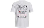 Футболка training graphics tee 'white' Under Armour, белый - фото 2