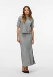 Футболка Vero Moda VMSALLY, Light Grey Melange/Light Grey - фото 2