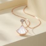 WINY S925 серебряное колье Women's Moon Elder Blessing, True Fate Peach Blossom - фото 11