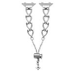 CHENSONG Часы Strap Huawei Compatibility Metal, Silver - фото