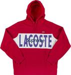 Толстовка Supreme x Lacoste Logo Panel Hooded Sweatshirt 'Red', красный - фото 2