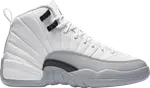 Кроссовки Air Jordan 12 Retro GS Wolf Grey, белый - фото