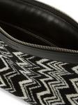 Missoni Home клатч Keith с узором зигзаг, черный - фото 4