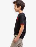 Футболка U.S. Polo Assn. Boys Basic V-neck, черный - фото 2