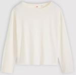 Лонгслив Levi's Julie Slub, белый - фото