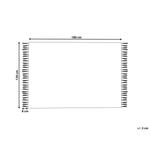 Одеяло Beliani, 130x180 см, темно-синий - фото 3