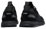 Кроссовки BOSS Knitted-upper Low-top Sneakers, черный - фото 3