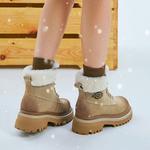 Ботинки женские Dickies меховые, хаки - фото 17