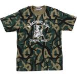 Футболка Trial Camo A BATHING APE, зеленый - фото