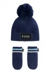 Шапка pom and set Baker By Ted Baker, Navy - фото