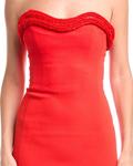 Симикай Саския Мини-платье SIMKHAI, красный - фото 3