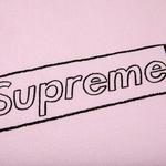 Футболка Supreme x KAWS Chalk Logo Tee 'Light Pink', розовый - фото 3