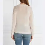 Шерстяной свитер обычного кроя Pinko, бежевый - фото 2