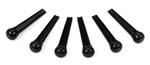 Черный пластиковый мостовой штифт Taylor (набор из 6 шт.) (3 шт. в упаковке) 7252=3 - фото