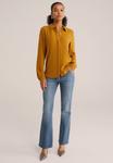 Блуза WE Fashion Button-down blouse, Mustard Yellow - фото 2
