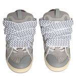 Кожаные кроссовки Lanvin, серый - фото 2