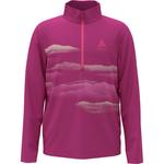 Rolli mid layer 1/2 zip berra kids g Odlo, фуксия - фото