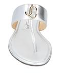 Сандалии Jimmy Choo, серебро - фото 4