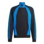 Джемпер adidas Quarter-Zip Jumper 'Blue Black' - фото