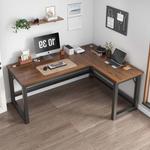 Игровой стол Naijia A655, 140x100 см, правый угол, орех/черный - фото