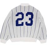 Жакет Supreme Pinstripe Varsity Zip Up, белый - фото 3