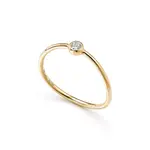 Кольцо Tiffany & Co. x Elsa Peretti Wave Single-Row, золото/бриллиант - фото 2