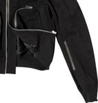 Бомбер Rick Owens Bauhaus Flight Woven Bomber 'Black', черный - фото 3