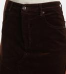 Юбка миди Cord из вельвета Frame, Espresso - фото 4