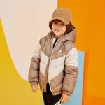 Пуховик Темный Хаки для детей 3-7 лет Nike, Темный Хаки+Сумка для покупок - фото 6