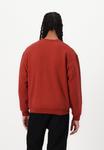 Толстовка RELAXED CREW NECK Pompeii, темно-красный - фото 3