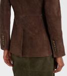 Дуэйн пиджак из замши Veronica Beard, Mocha - фото 5