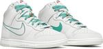 Кроссовки Nike Dunk High SE GS 'First Use Pack - Green Noise', белый - фото 9