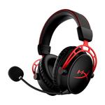 Наушники игровые HyperX Cloud Alpha Wireless, черный/красный - фото