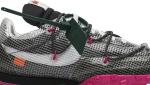 Кроссовки Nike Off-White x Wmns Waffle Racer 'Fuchsia', черный - фото 3