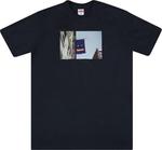 Футболка Supreme Banner Tee 'Navy', синий - фото 2