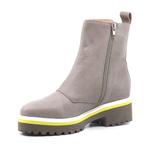 Серые ботильоны с боковым шнурком All Black, серый - фото 3